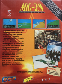 MiG-29 Fulcrum - Box - Back