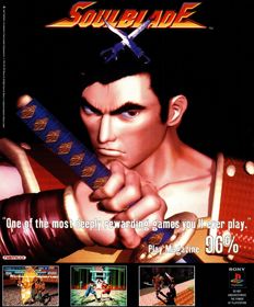 Soul Blade - Advertisement Flyer - Front