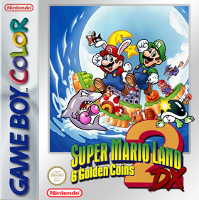 Super Mario Land 2: 6 Golden Coins DX - Fanart - Box - Front