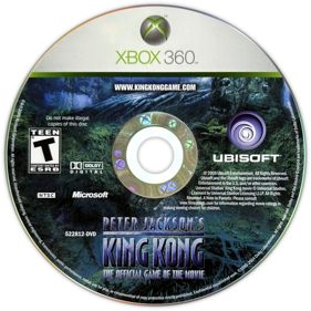 Peter Jackson's King Kong: The official Game of the Movie - Disc Image
