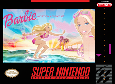 Barbie: Vacation Adventure - Fanart - Box - Front