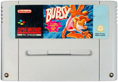 Bubsy in: Claws Encounters of the Furred Kind - Cart - Front