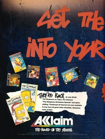 The Simpsons: Bart vs. the World - Advertisement Flyer - Front