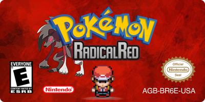 Pokémon Radical Red - Cart - Front