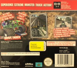 Monster Jam - Box - Back