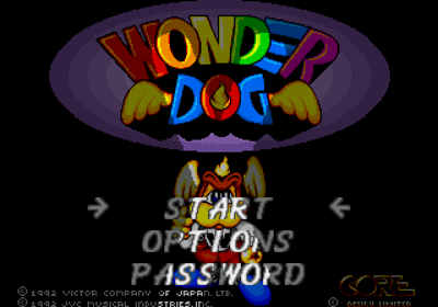 Wonder Dog - Screenshot - Game Title Image