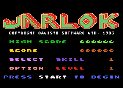 Warlok - Screenshot - Game Select