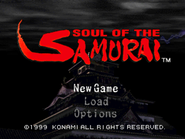 Soul of the Samurai - Screenshot - Game Title Image