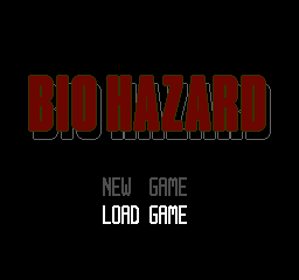 Bio Hazard - Screenshot - Game Title Image