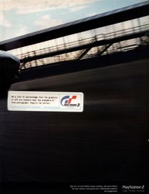 Gran Turismo 3: A-Spec - Advertisement Flyer - Front