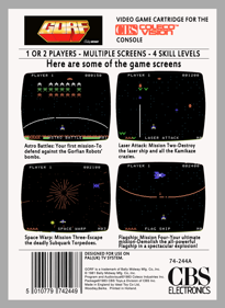 Gorf - Box - Back Image