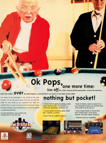 Backstreet Billiards - Advertisement Flyer - Front