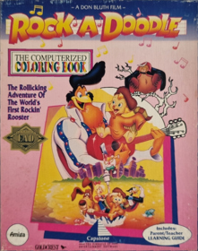 Rock-A-Doodle: The Computerized Coloring Book - Box - Front