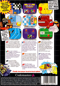 Micro Machines - Box - Back