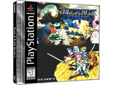 Blaze & Blade Busters - Box - 3D