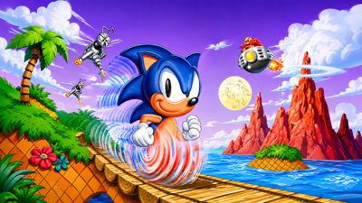 Sonic the Hedgehog - Fanart - Background Image