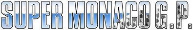 Super Monaco G.P. - Clear Logo Image