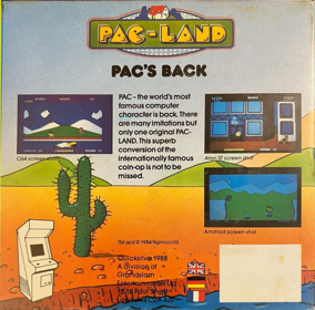 Pac-Land - Box - Back