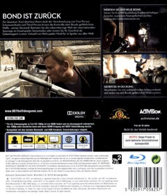 007: Quantum of Solace - Box - Back