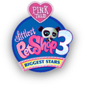 Littlest Pet Shop 3: Biggest Stars Pink Team - Clear Logo