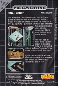 Final Zone - Box - Back