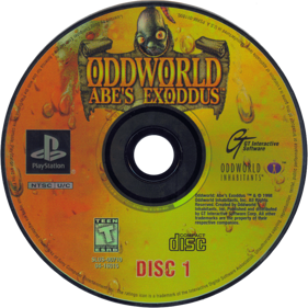 Oddworld: Abe's Exoddus - Disc Image