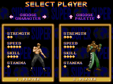Final Fight GOLD: Super Extra - Screenshot - Game Select