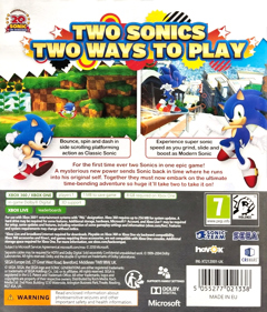 Sonic Generations - Box - Back