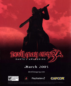 Devil May Cry 3: Dante's Awakening - Advertisement Flyer - Front