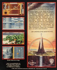 The Neverending Story II: The Arcade Game - Box - Back