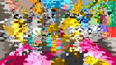 The Simpsons: Road Rage - Fanart - Background