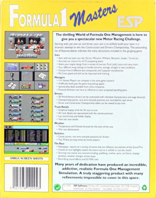 Formula 1 Masters - Box - Back