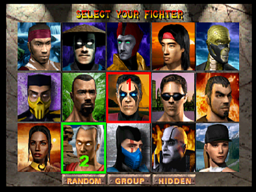 Mortal Kombat 4 - Screenshot - Game Select Image