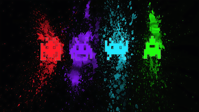 Space Invaders - Fanart - Background