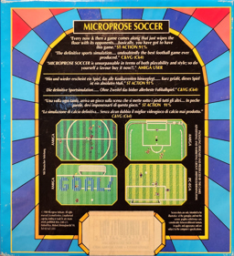 MicroProse Soccer - Box - Back
