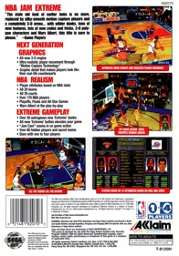 NBA Jam Extreme - Box - Back Image