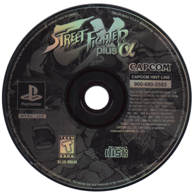 Street Fighter EX Plus Alpha - Disc Image