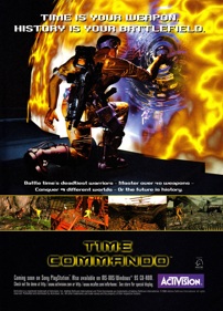 Time Commando - Advertisement Flyer - Front