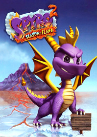 Spyro 2: Season of Flame - Fanart - Box - Front
