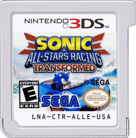 Sonic & All-Stars Racing Transformed - Cart - Front