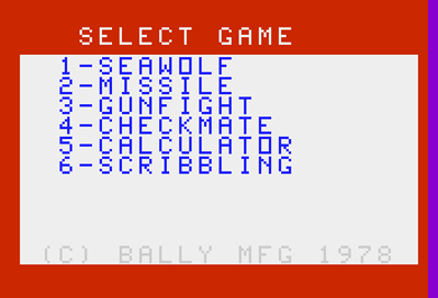 Seawolf / Missile - Screenshot - Game Select Image
