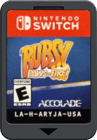 Bubsy: Paws on Fire! - Cart - Front