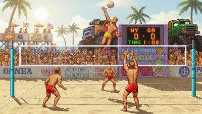 U.S. Championship V'Ball - Fanart - Background