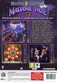 Mystery Case Files: Madame Fate - Box - Back