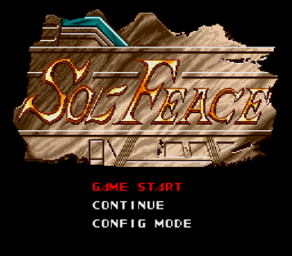 Sol-Feace - Screenshot - Game Select