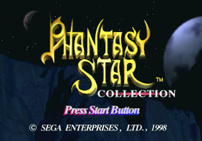 Sega Ages: Phantasy Star Collection - Screenshot - Game Title