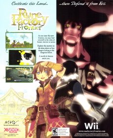 Rune Factory: Frontier - Advertisement Flyer - Front