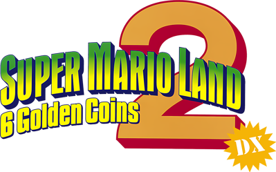 Super Mario Land 2: 6 Golden Coins DX - Clear Logo