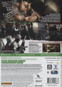 Tom Clancy's Splinter Cell: Conviction - Box - Back