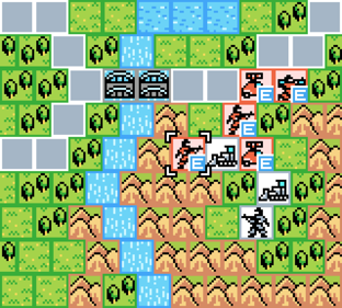 Game Boy Wars 3 - Screenshot - Gameplay Image